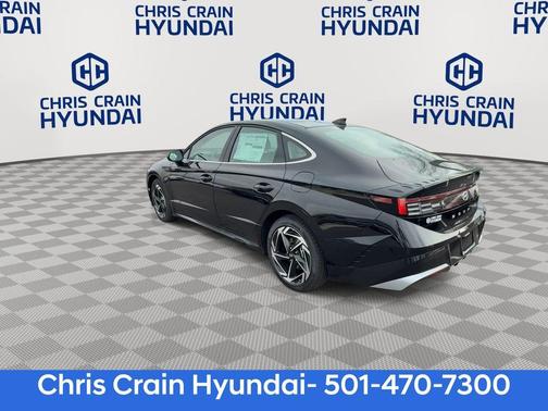 Black 2026 Hyundai SONATA SEL Sport