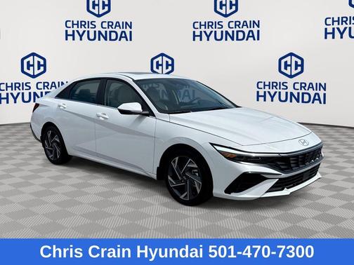 White 2025 Hyundai ELANTRA Limited