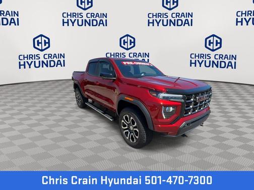 Volcanic Red 2024 GMC Canyon AT4