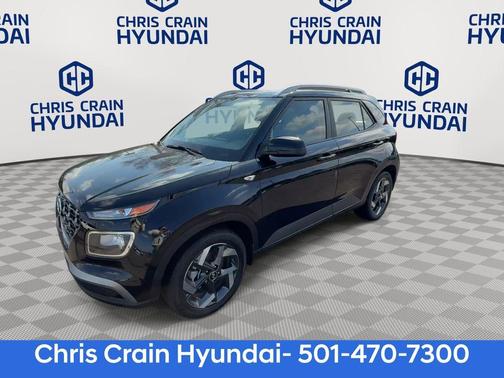 Black 2025 Hyundai VENUE SEL
