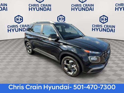 Black 2025 Hyundai VENUE SEL