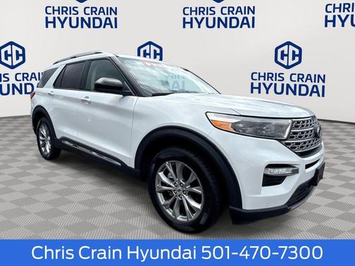 Oxford White 2023 Ford Explorer Limited