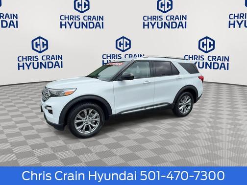 Oxford White 2023 Ford Explorer Limited