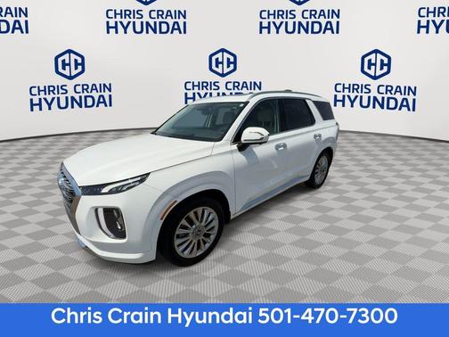 White 2020 Hyundai PALISADE Limited