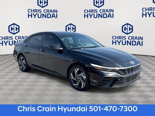 Black 2025 Hyundai ELANTRA SEL Sport
