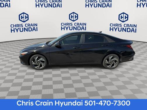 Black 2025 Hyundai ELANTRA SEL Sport