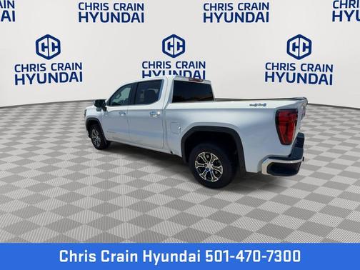 Summit White 2025 GMC Sierra 1500 SLT