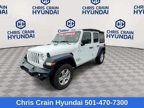 Bright White Clearcoat 2018 Jeep Wrangler Unlimited Sport