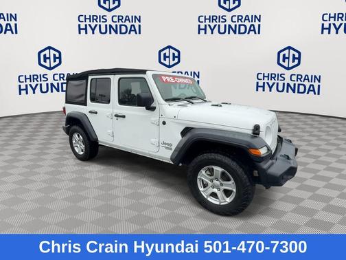 Bright White Clearcoat 2018 Jeep Wrangler Unlimited Sport