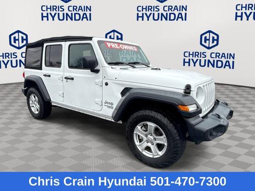 Bright White Clearcoat 2018 Jeep Wrangler Unlimited Sport