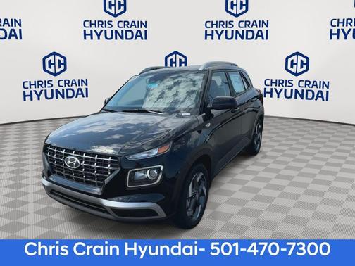 Black 2025 Hyundai VENUE SEL