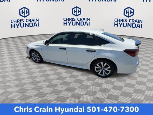 Platinum White Pearl 2025 Honda Civic LX