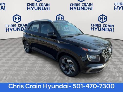 Black 2025 Hyundai VENUE SEL
