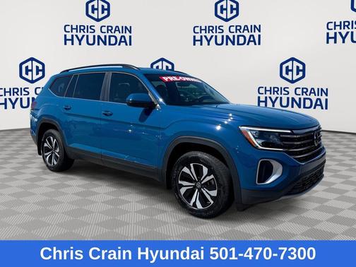 Mountain  Lake Blue 2025 Volkswagen Atlas 2.0T SE