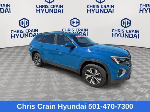 Mountain  Lake Blue 2025 Volkswagen Atlas 2.0T SE