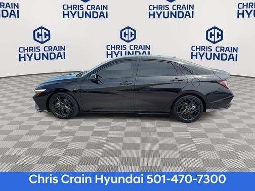 Black 2024 Hyundai ELANTRA N Line
