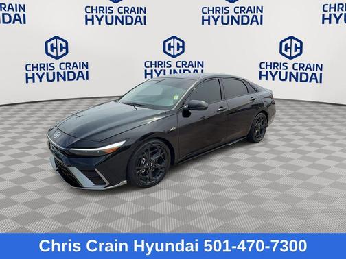 Black 2024 Hyundai ELANTRA N Line