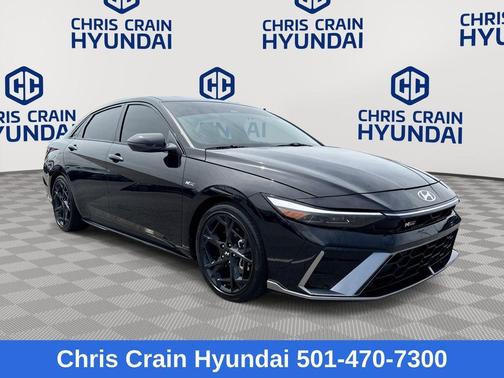 Black 2024 Hyundai ELANTRA N Line