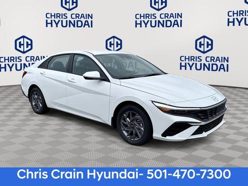 White 2026 Hyundai ELANTRA HEV Blue