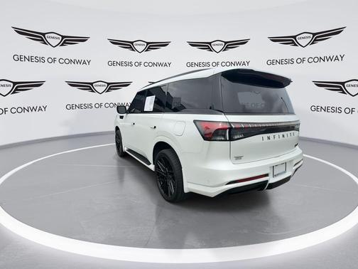 Radiant White 2025 INFINITI QX80 SENSORY