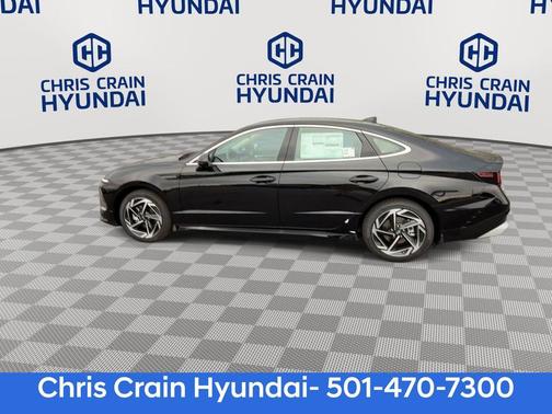 Black 2026 Hyundai SONATA SEL Sport