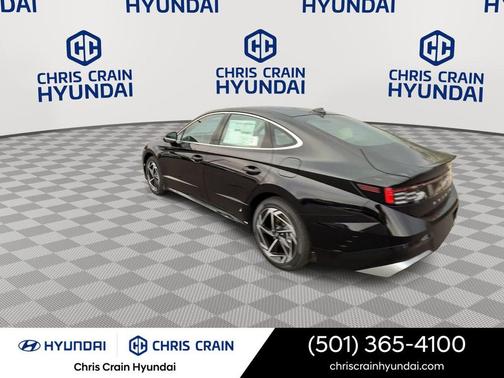 Black 2026 Hyundai SONATA SEL Sport