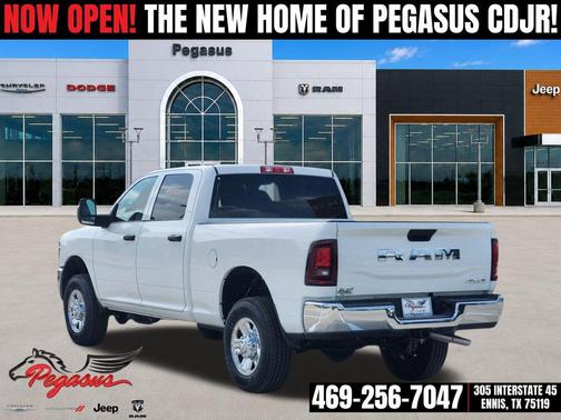 Bright White Clearcoat 2026 RAM 2500 Tradesman Crew Cab 4x4 6'4' Box