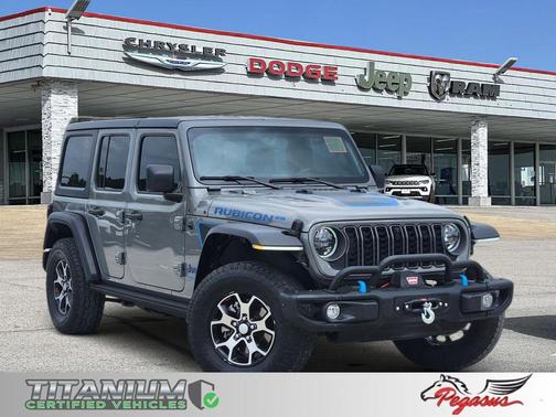 Sting-Gray Clearcoat 2023 Jeep Wrangler 4xe Rubicon 20th Anniversary