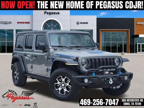 Sting-Gray Clearcoat 2023 Jeep Wrangler 4xe Rubicon 20th Anniversary