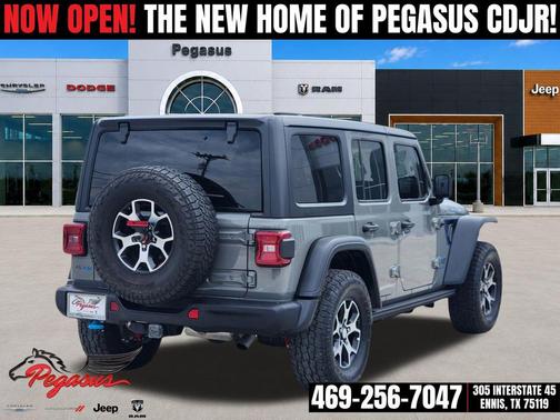 Sting-Gray Clearcoat 2023 Jeep Wrangler 4xe Rubicon 20th Anniversary