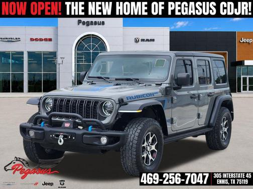 Sting-Gray Clearcoat 2023 Jeep Wrangler 4xe Rubicon 20th Anniversary