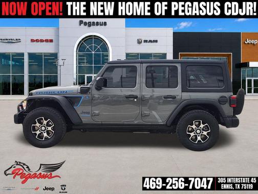 Sting-Gray Clearcoat 2023 Jeep Wrangler 4xe Rubicon 20th Anniversary