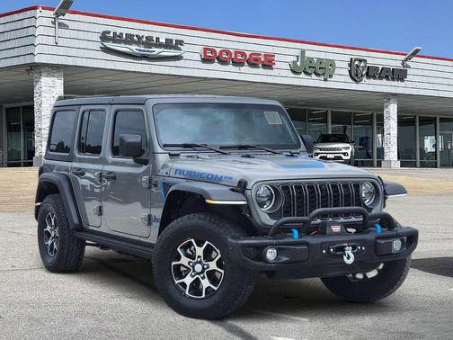 Sting-Gray Clearcoat 2023 Jeep Wrangler 4xe Rubicon 20th Anniversary