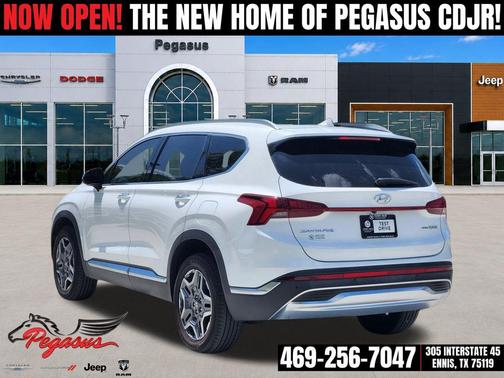Quartz White 2022 Hyundai SANTA FE HEV SEL Premium