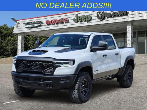 Bright White Clearcoat 2026 RAM 1500 RHO Crew Cab 4x4 5'7' Box