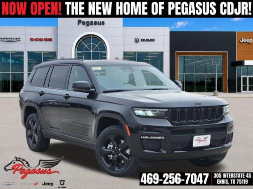 Diamond Black Crystal Pearlcoat 2025 Jeep Grand Cherokee L Limited