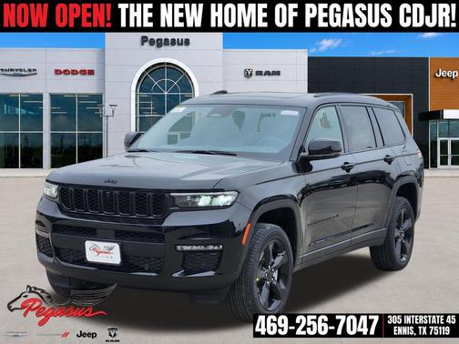 Diamond Black Crystal Pearlcoat 2025 Jeep Grand Cherokee L Limited
