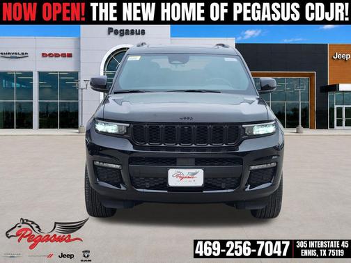 Diamond Black Crystal Pearlcoat 2025 Jeep Grand Cherokee L Limited