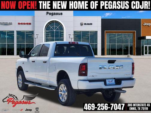 Bright White Clearcoat 2026 RAM 2500 Lone Star Crew Cab 4x4 6'4' Box