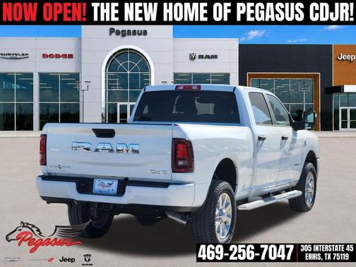 Bright White Clearcoat 2026 RAM 2500 Lone Star Crew Cab 4x4 6'4' Box