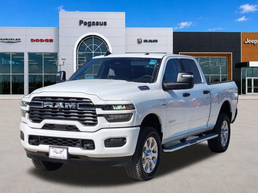 Bright White Clearcoat 2026 RAM 2500 Lone Star Crew Cab 4x4 6'4' Box