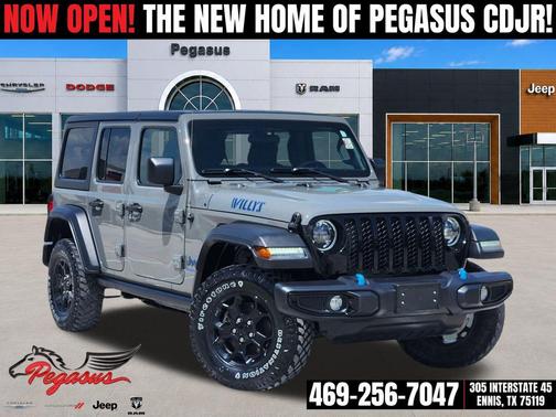 Sting-Gray Clearcoat 2023 Jeep Wrangler 4xe Willys