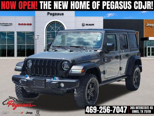 Sting-Gray Clearcoat 2023 Jeep Wrangler 4xe Willys