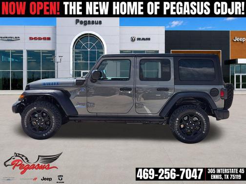 Sting-Gray Clearcoat 2023 Jeep Wrangler 4xe Willys