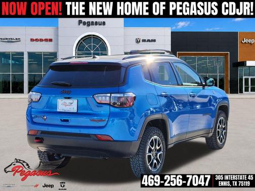 Hydro Blue Pearlcoat 2025 Jeep Compass Trailhawk