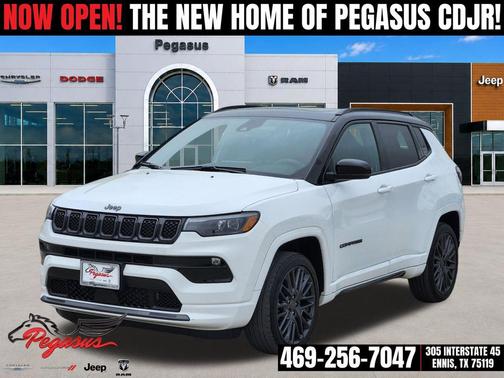 Bright White Clearcoat 2024 Jeep Compass Limited