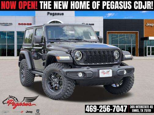 Black Clearcoat 2025 Jeep Wrangler Willys