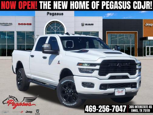 Bright White Clearcoat 2027 RAM 2500 Black Express