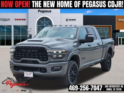 Ceramic Gray Clearcoat 2026 RAM 2500 Limited Mega Cab 4x4 6'4' Box