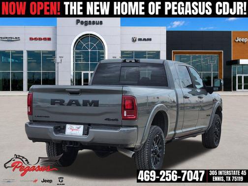 Ceramic Gray Clearcoat 2026 RAM 2500 Limited Mega Cab 4x4 6'4' Box